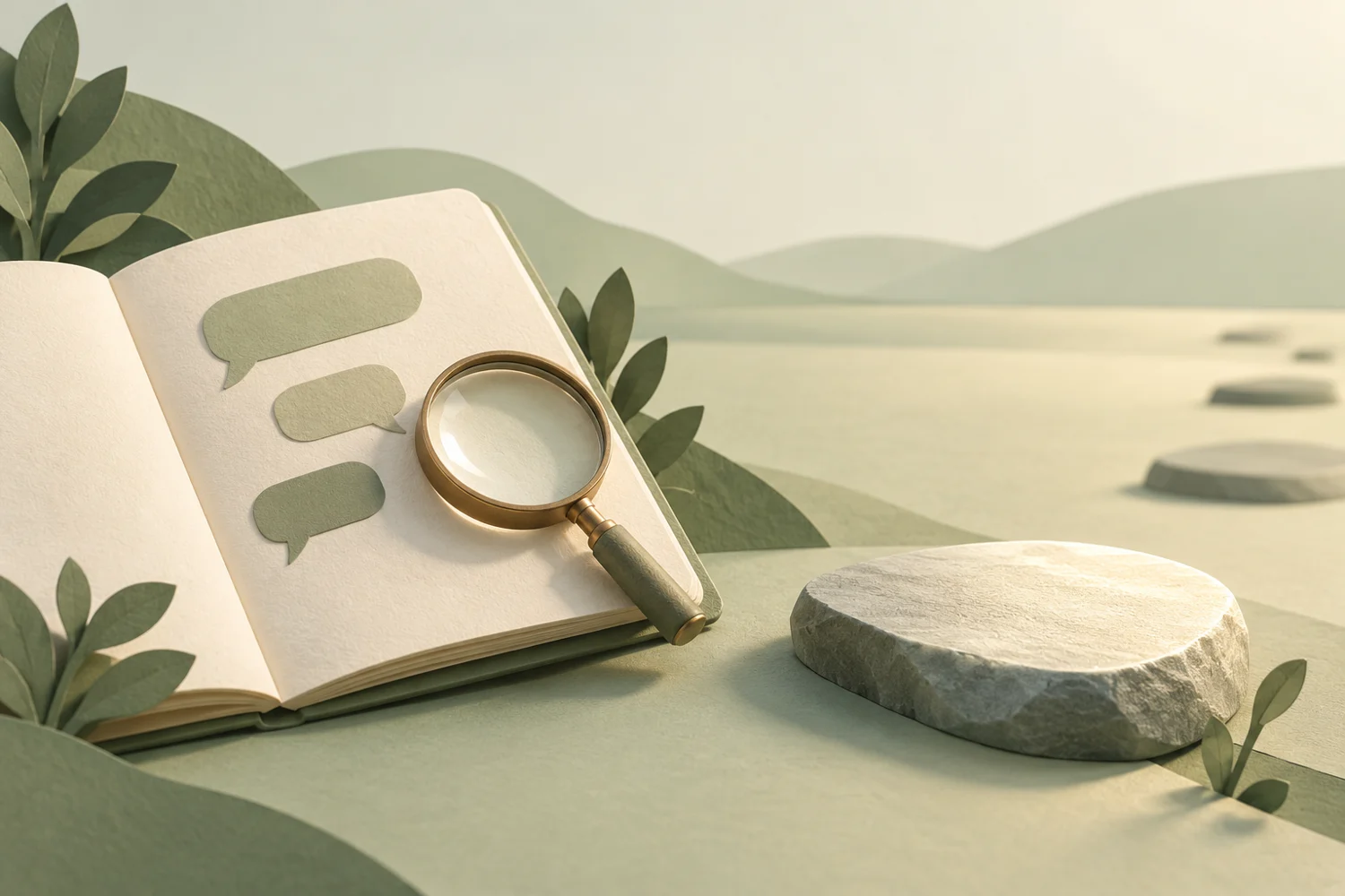 主題情境插畫:How to Reflect on Constructive Feedback: A Journal for One Clear Next Step